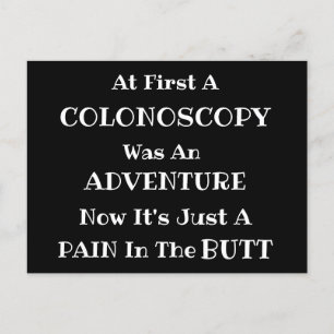 Colonoscopy Adventure Briefkaart