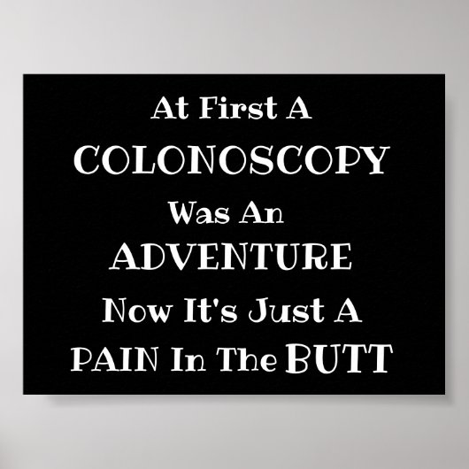 Colonoscopy Adventure Poster (Voorkant)
