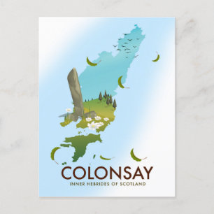 Colonsay Inner Hebrides of Scotland Briefkaart
