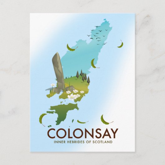 Colonsay Inner Hebrides of Scotland Briefkaart (Voorkant)