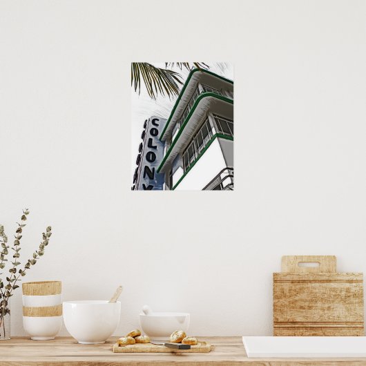 Colony Hotel, Miami, FL Poster (Keuken)