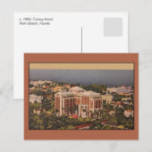  Colony Hotel, Palm Beach FL Briefkaart (Voorkant / Achterkant)