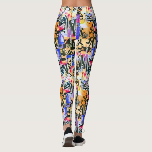 color abstract avantacular leggings (Achterkant)