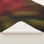 "Color and Texture Display" Sherpa Blanket Sherpa Deken (3/4)