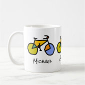 Color Bikes + Zijn naam Koffiemok (Links)