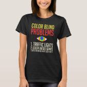 Color Blind Test  Glasses Visions T-shirt (Voorkant)