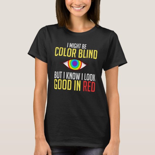 Color Blind Test  Glasses Visions T-shirt (Voorkant)