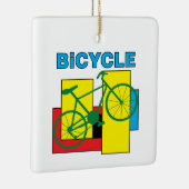 Color Block Bike Keramisch Ornament (Rechts)
