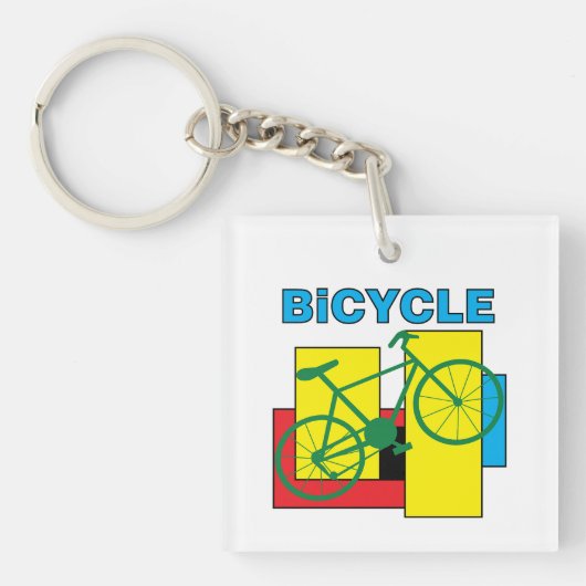 Color Block Bike Sleutelhanger (voorkant)