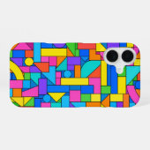 Color Block Disorder iPhone 16 Hoesje (Achterkant horizontaal)