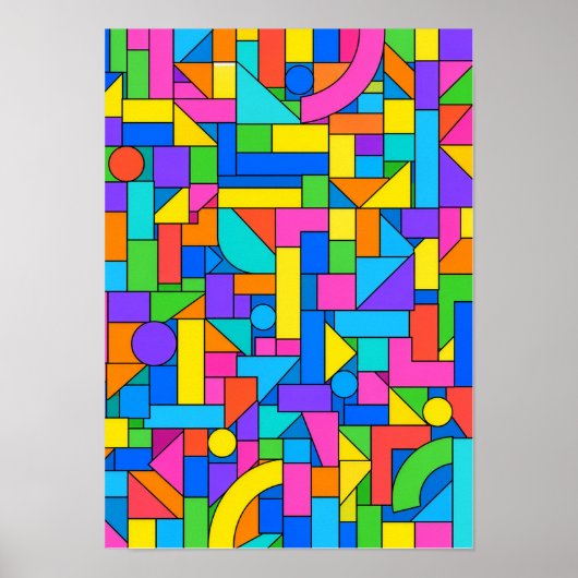 Color Block Disorder Poster (Voorkant)