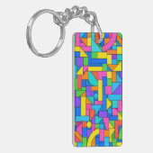 Color Block Disorder Sleutelhanger (Voorkant Links)