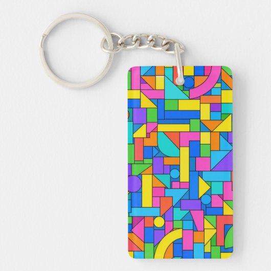 Color Block Disorder Sleutelhanger (Voorkant)