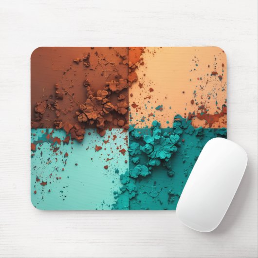 Color Block Mousepad Muismat (Met muis)