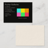 Color Block Party_Art Gallery Visitekaartje (Voorkant / Achterkant)