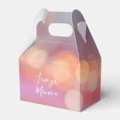 Color Bokah Gable Party Bedankdoosjes (Achterkant)