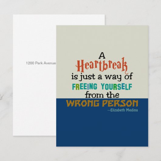 COLOR ~ Briefkaart / uitnodigingen (Voorkant / Achterkant)