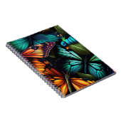 Color Burst – Butterflies in Motion Notitieboek (Rechterzijde)