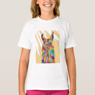 Color Burst Llama T-shirt