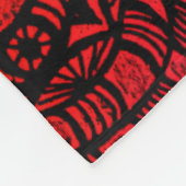 Color Burst Swirl Fleece Blanket (Hoek)