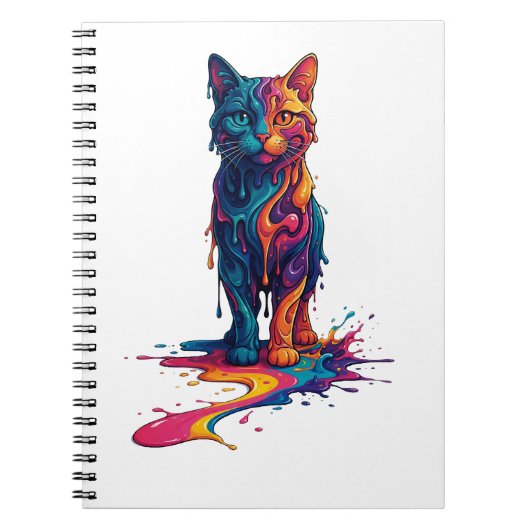“Color Cat” Notebook – Creativity Notitieboek (Voorkant)