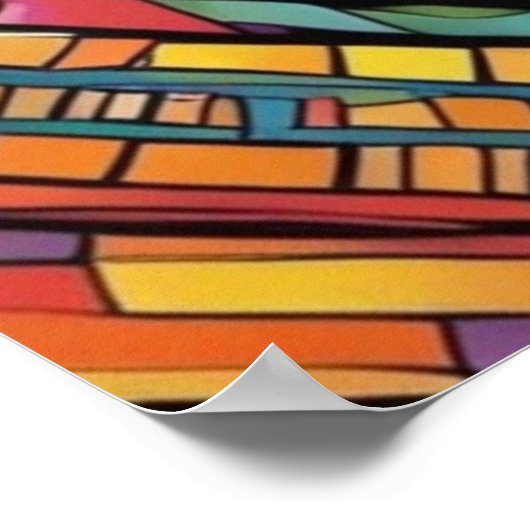 Color Cat  Poster (Hoek)