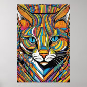 Color Cat  Poster (Voorkant)