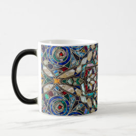 color changing mosaic stained glass ceramic mug magische mok