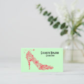COLOR Chic Shoe ~ Visitekaartje WIJZIGEN (Staand voorkant)