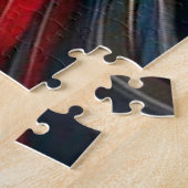 Color Explosion Parrot Art Jigsaw Legpuzzel (Zijkant)