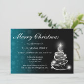 Color Fade Christmas Invitation Kaart (Staand voorkant)