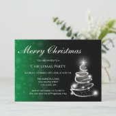Color Fade Christmas Invitation Kaart (Staand voorkant)