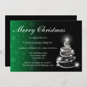 Color Fade Christmas Invitation Kaart (Voorkant / Achterkant)