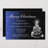 Color Fade Christmas Invitation Kaart (Voorkant / Achterkant)
