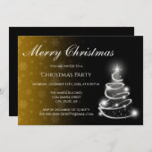 Color Fade Christmas Invitation Kaart (Voorkant / Achterkant)