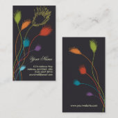 Color Feather Profile Card Visitekaartje (Voorkant / Achterkant)