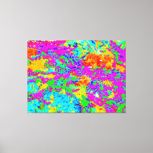 Color Flow Mosaic Canvas Afdruk (Voorkant)