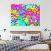Color Flow Mosaic Canvas Afdruk (Insitu (Slaapkamer))