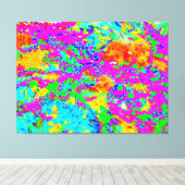 Color Flow Mosaic Canvas Afdruk (Insitu (Houten vloer))