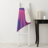 Color gradient background design. Abstract geometr Sherpa Deken (In situ)
