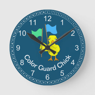 Color Guard Chick Ronde Klok