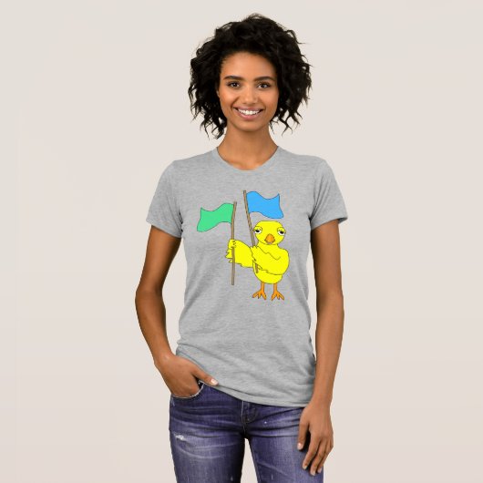 Color Guard Chick T-shirt (Voorkant volledig)