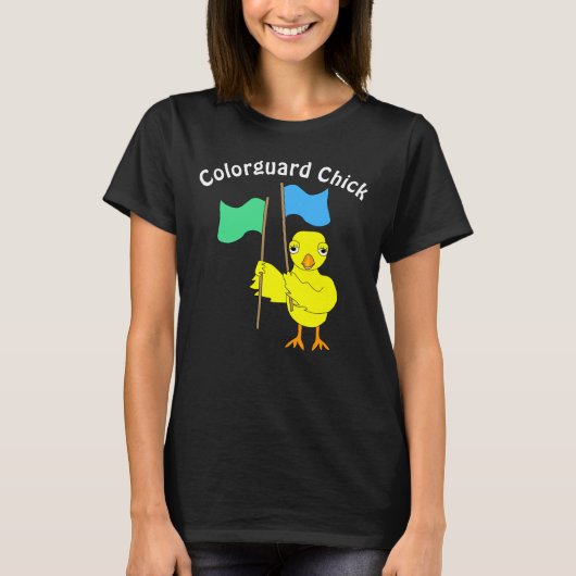 Color Guard Chick T-shirt (Voorkant)