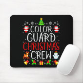 Color Guard Christmas Crew Matching Xmas  Muismat (Met muis)