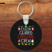 Color Guard Christmas Crew Matching Xmas  Sleutelhanger (Voorkant)