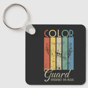 Color Guard "Interpret de muziek" Sleutelhanger
