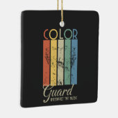 Color Guard "Interpreteer de muziek" Keramisch Ornament (Rechts)