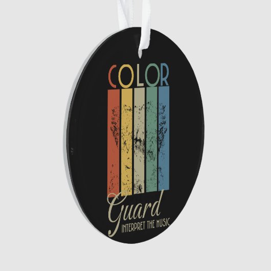 Color Guard "Interpreteer de muziek" Ornament (voorkant)