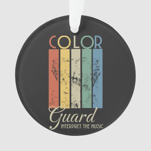 Color Guard "Interpreteer de muziek" Ornament (voorkant)