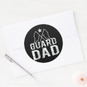 Color Guard Pap Ronde Sticker (Envelop)